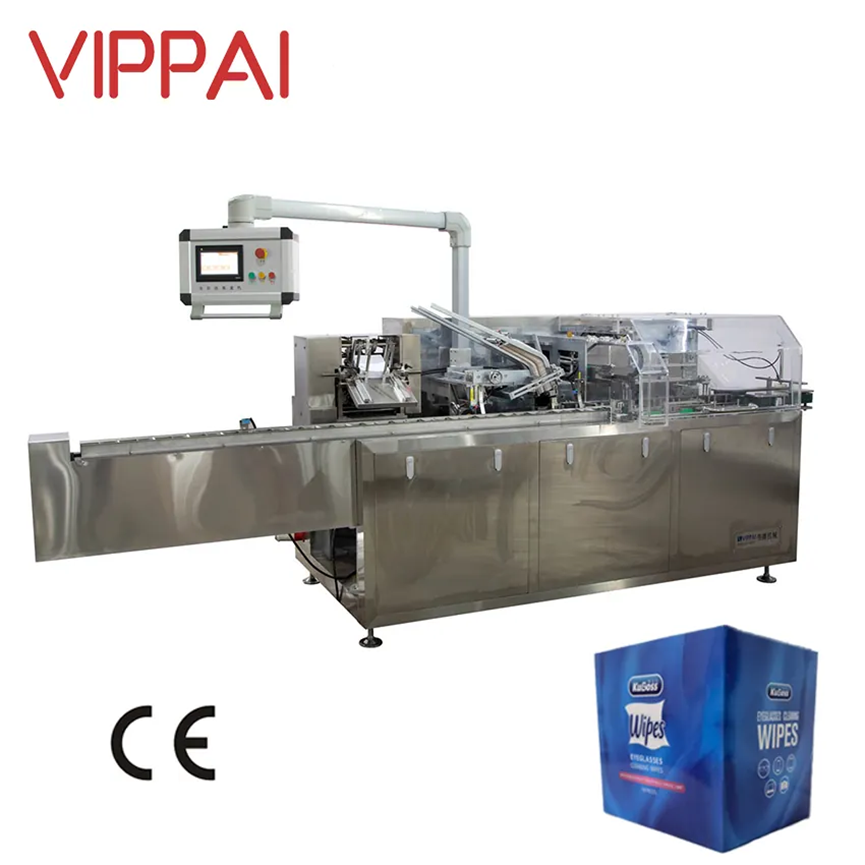 Streamlining Packing Efficiency with the Vippai VPD120 Horizontal Sanitary Napkin Alcohol Pads Carton Box Packing Machine